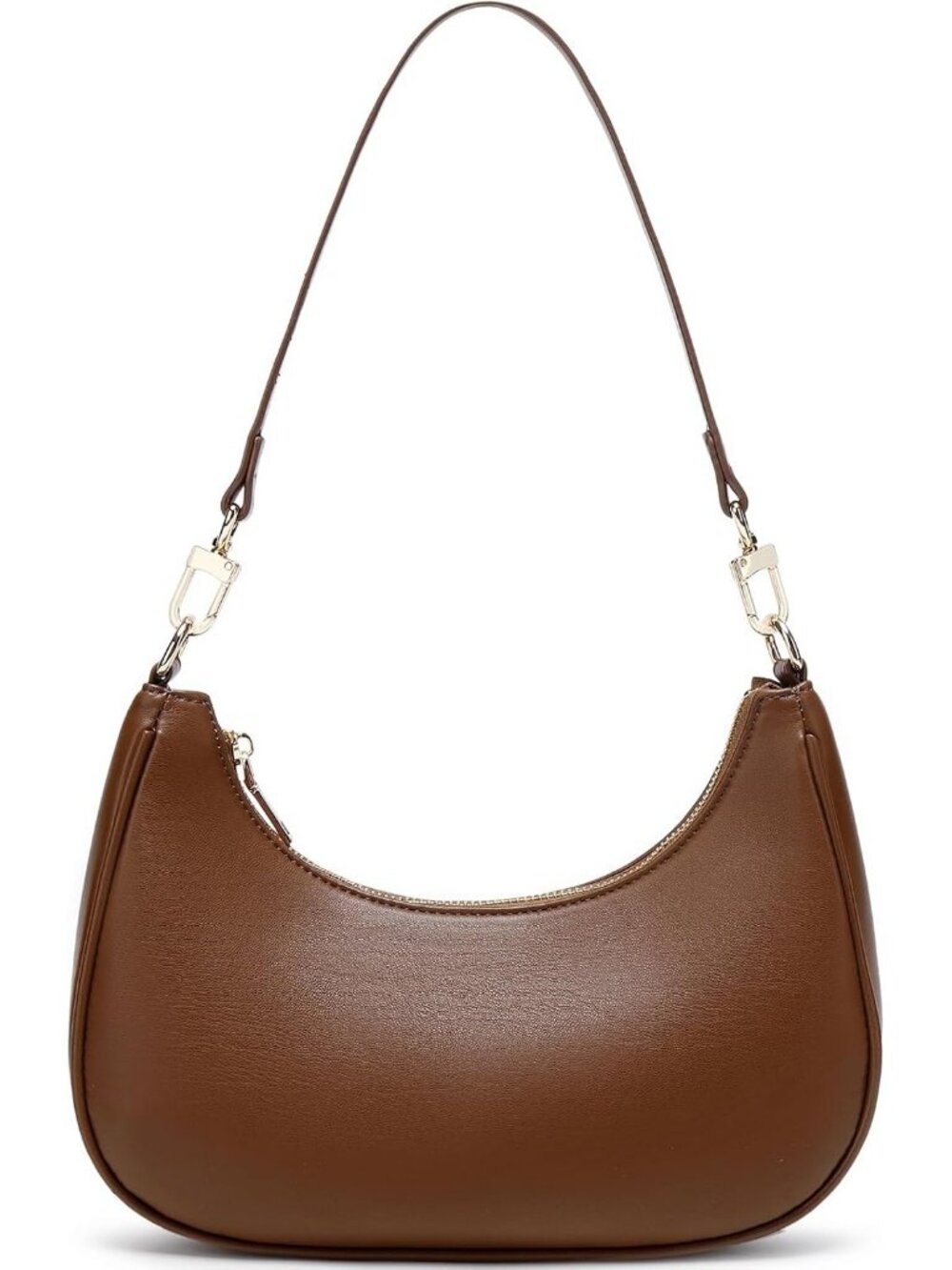 Women's Coffee Vintage Hobo Cute Lightweight Underarm Purse Shoulder Bag